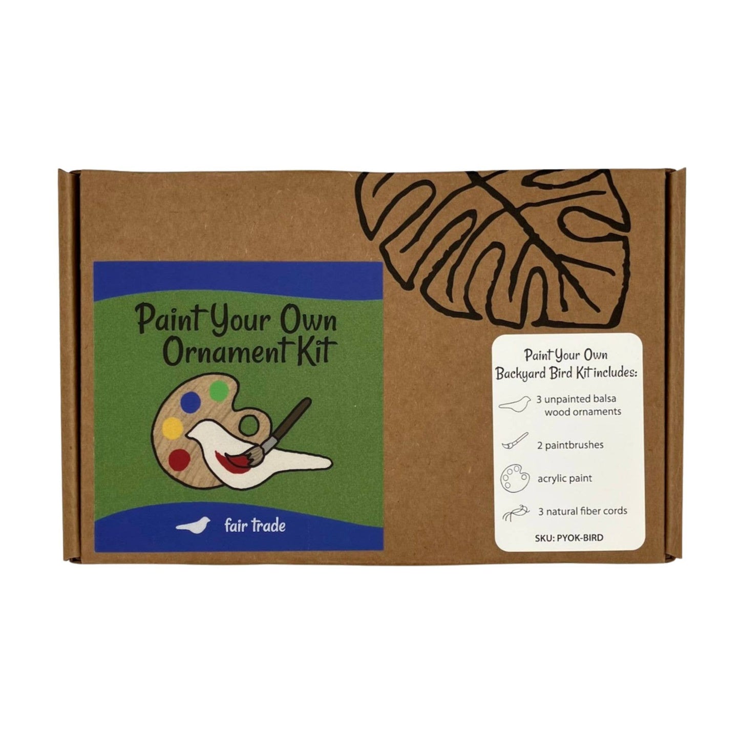 Paint Your Own Backyard Bird Ornament Kit