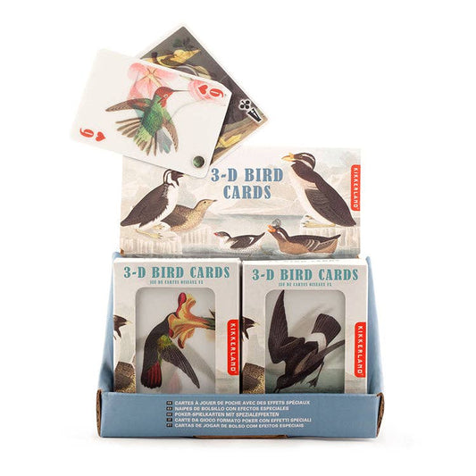 3-D Bird Playing Cards