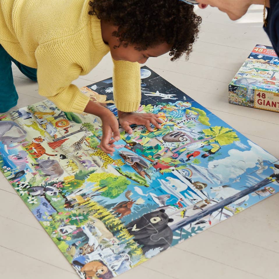 eeBoo - Within the Biome 48 Piece Giant Puzzle