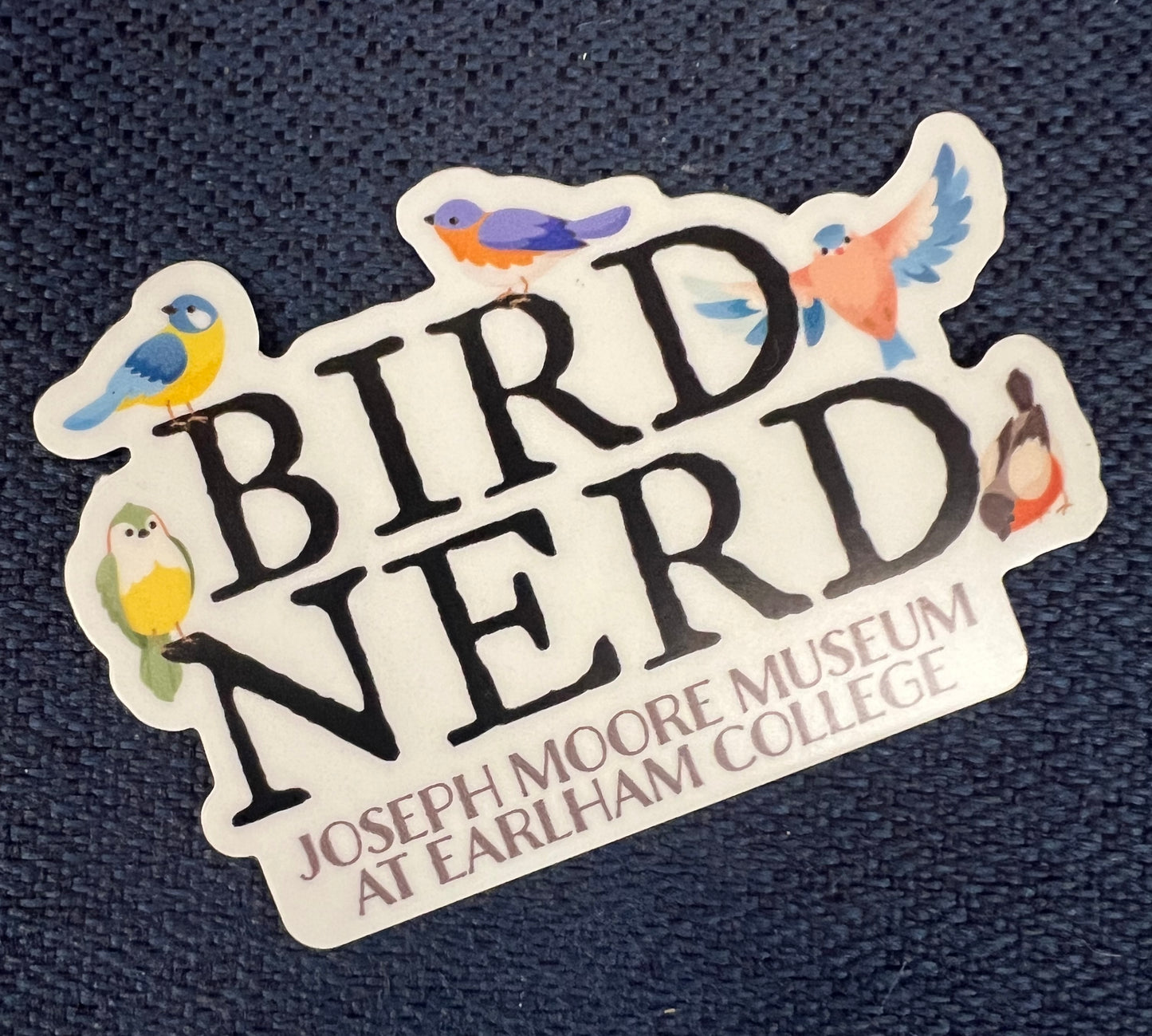 Joseph Moore Museum Custom Bird Nerd Sticker
