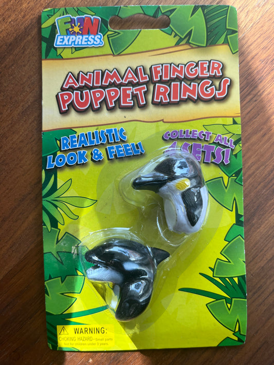 Animal Rings Finger Puppets