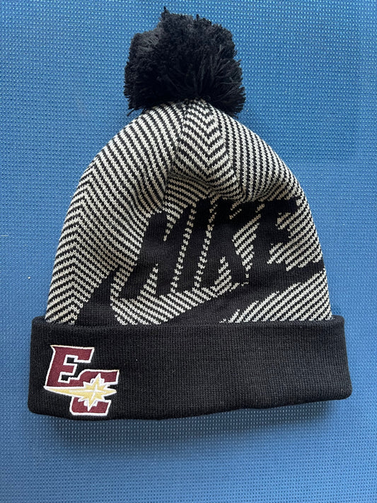 Nike Striped Pom Beanie