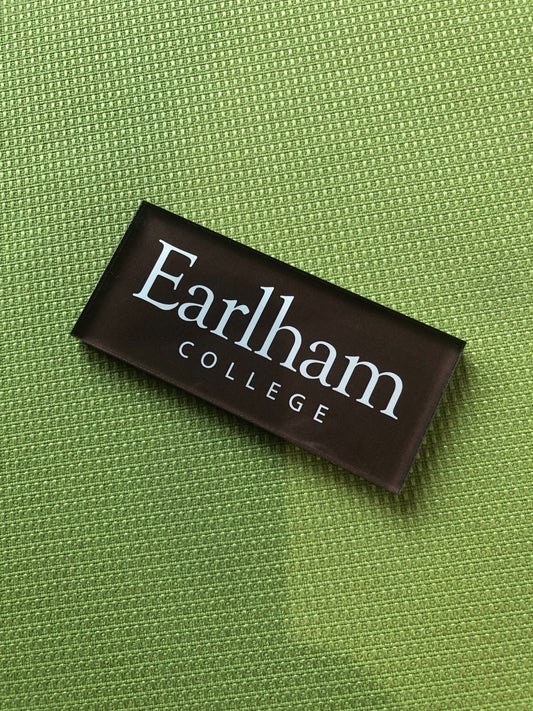 Earlham Acrylic Refrigerator Magnet