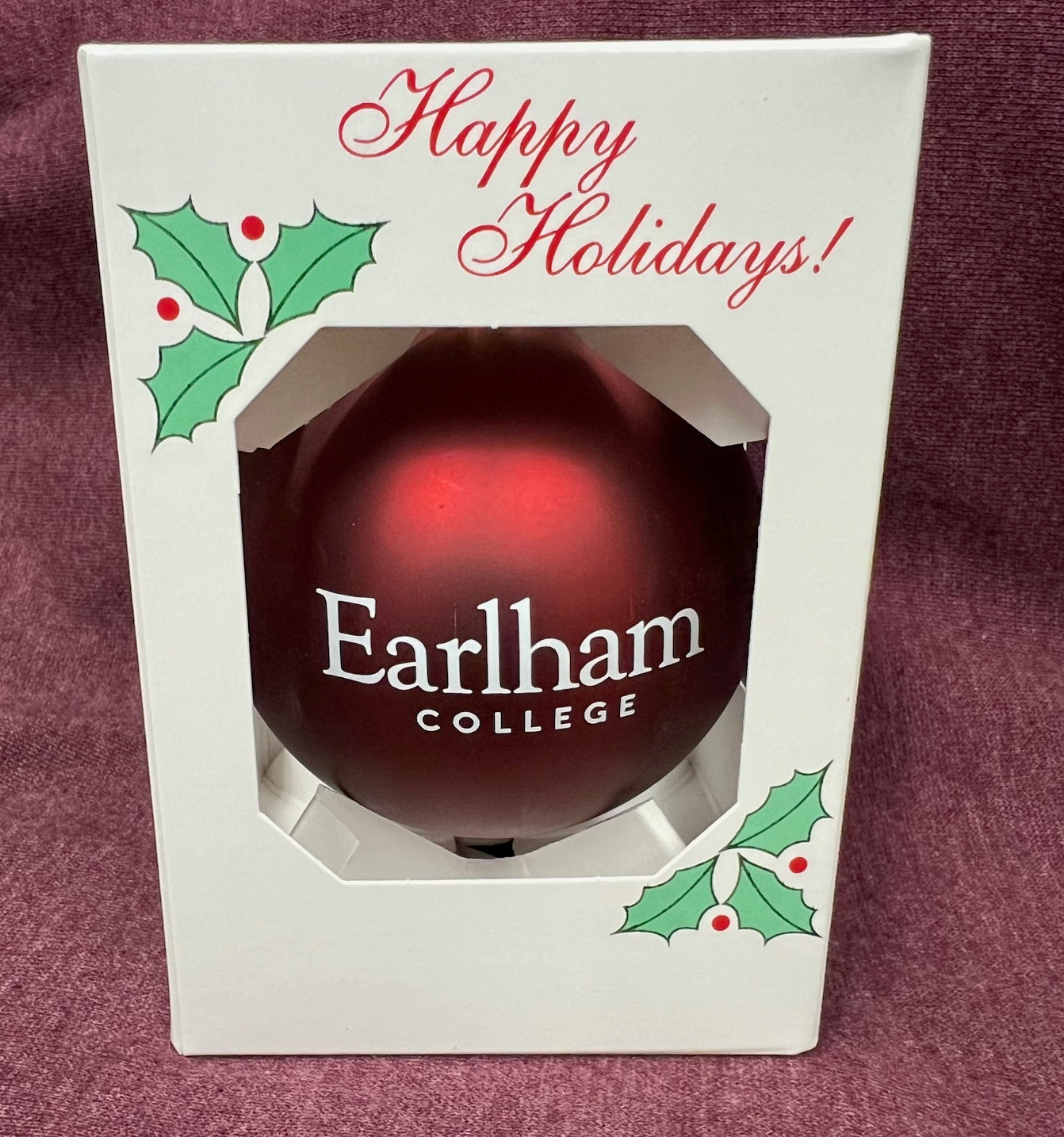 Earlham Shatterproof Ornament