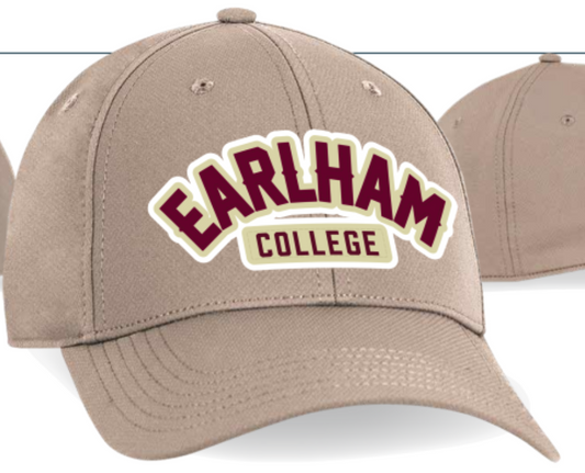 Earlham Khaki Velcro Hat