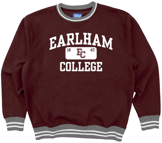 Earlham Felt Front Retro Crew