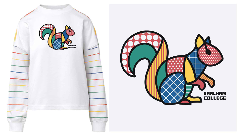 Squirrel Stripe Crew