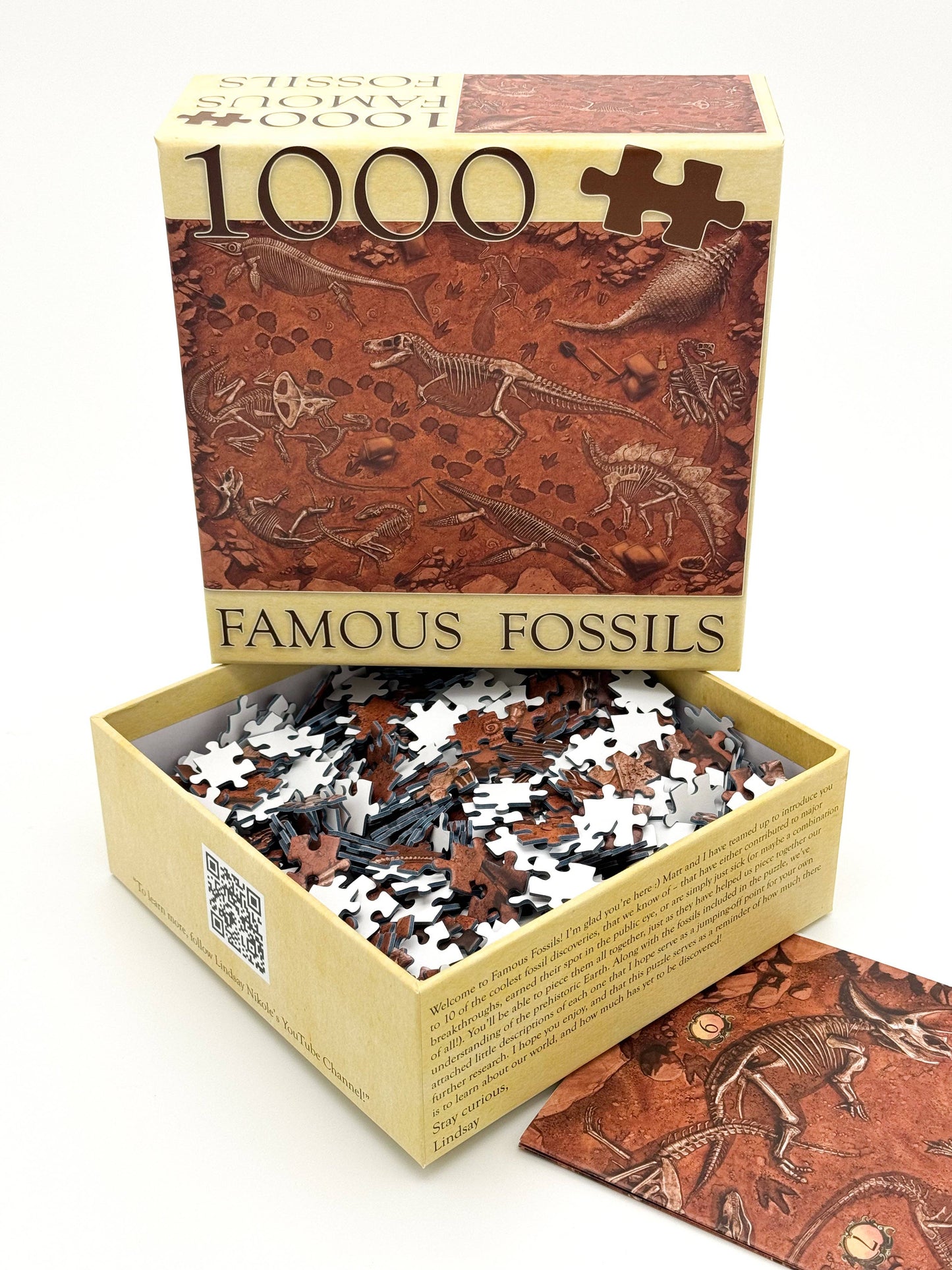 "Famous Fossils" Paleontology Puzzle