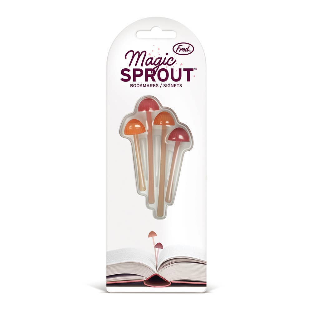 Packaged Magic Sprout mushroom bookmarks