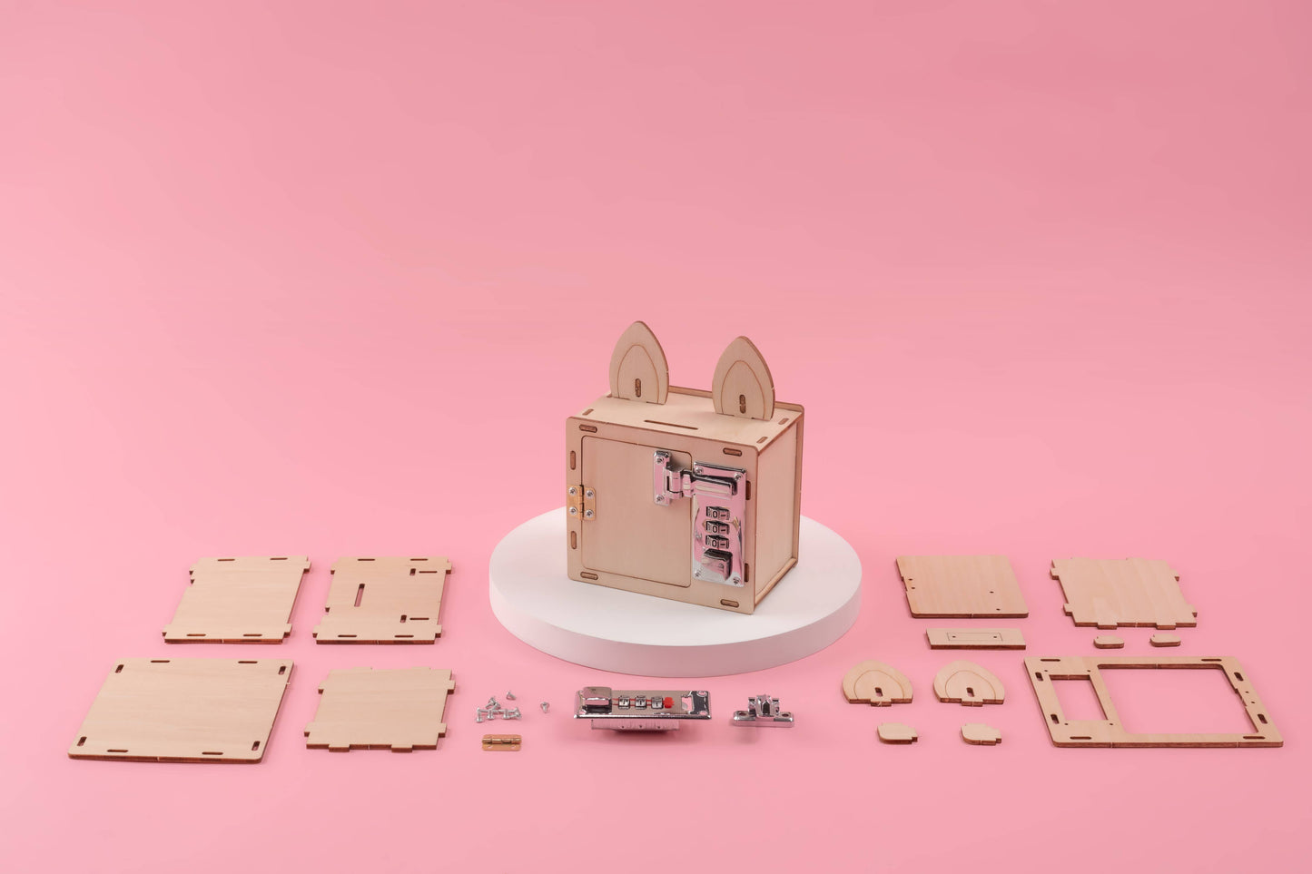 Combination Lock Box and Phone Holder DIY Kit