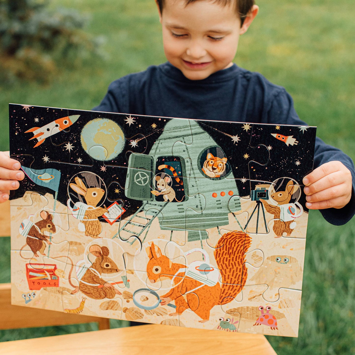eeBoo - Space Exploration 20 Piece Puzzle