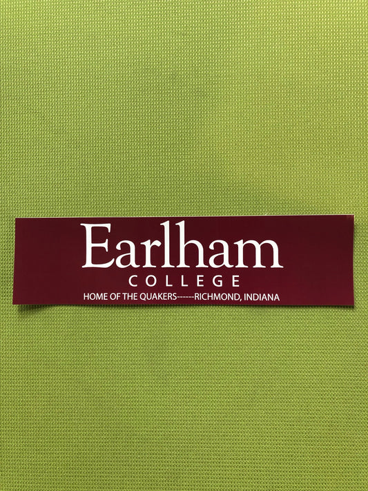 Earlham Bumper Sticker