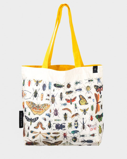 Cognitive Surplus - Garden Friends: Entomology Canvas Shoulder Tote