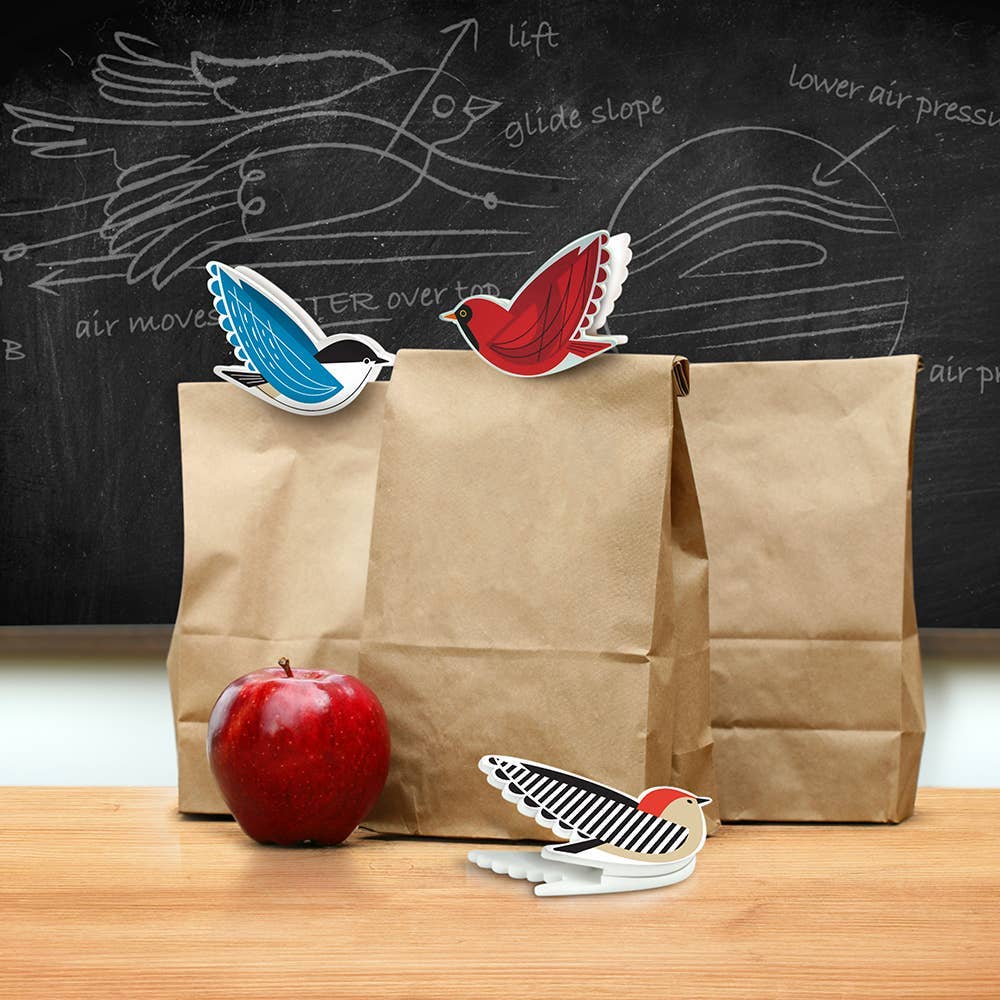 Tweet Treats - Bird Bag Clips - Set of 4