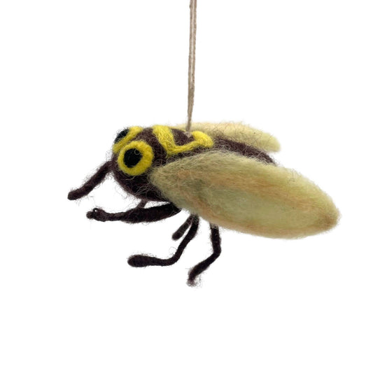 Cicada Felt Ornament