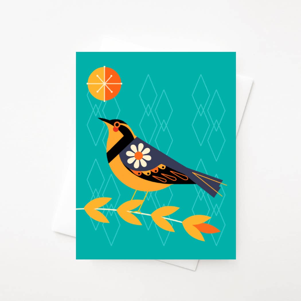 Varied Thrush Card