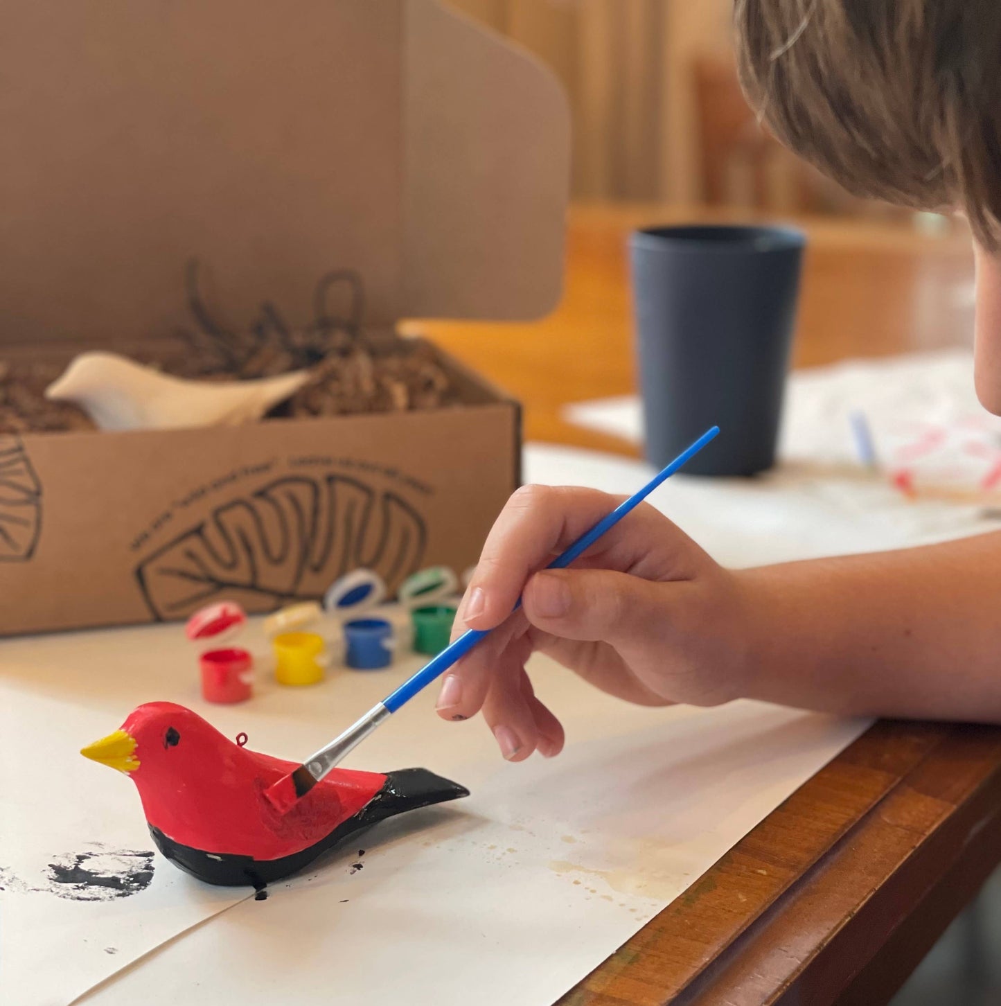 Paint Your Own Backyard Bird Ornament Kit