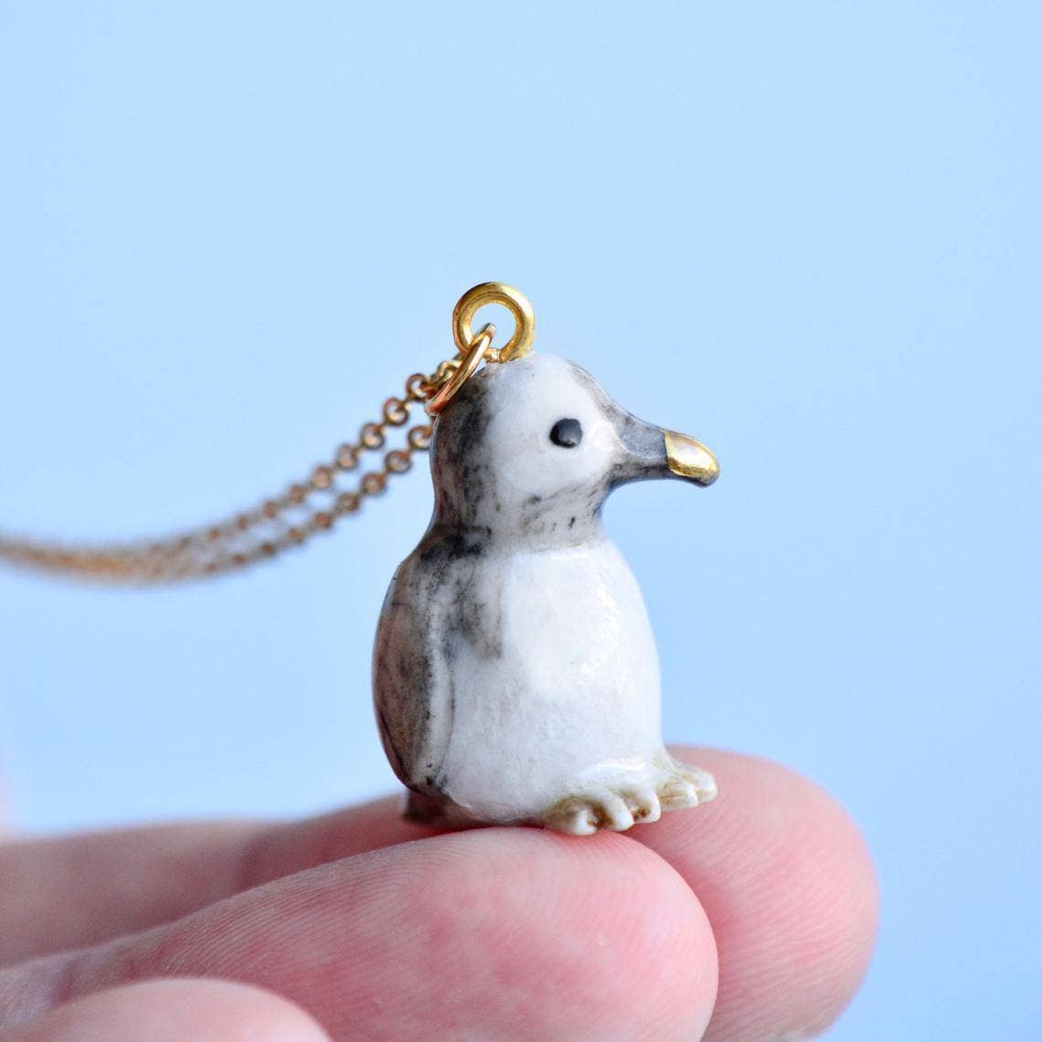 Tiny Penguin Necklace