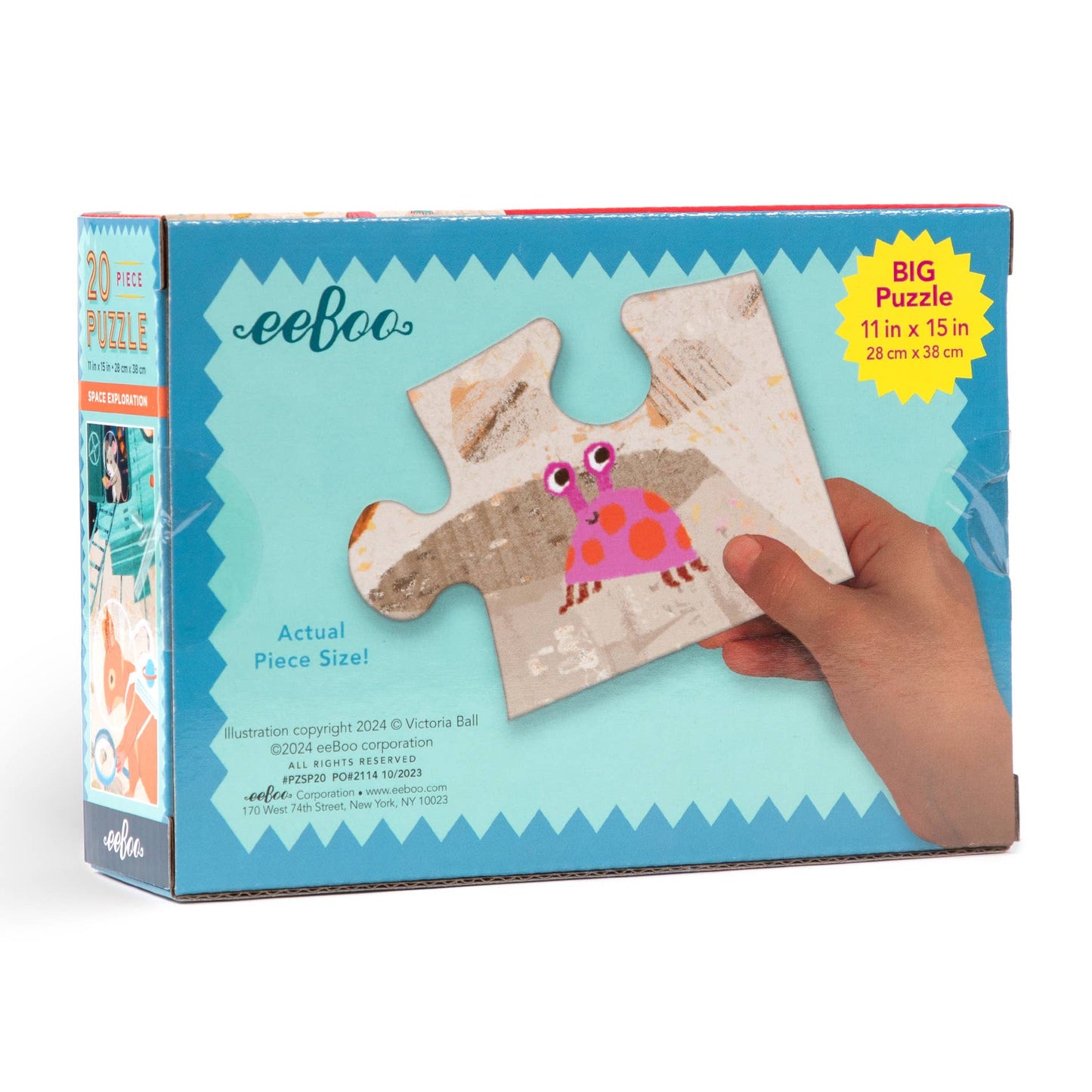 eeBoo - Space Exploration 20 Piece Puzzle