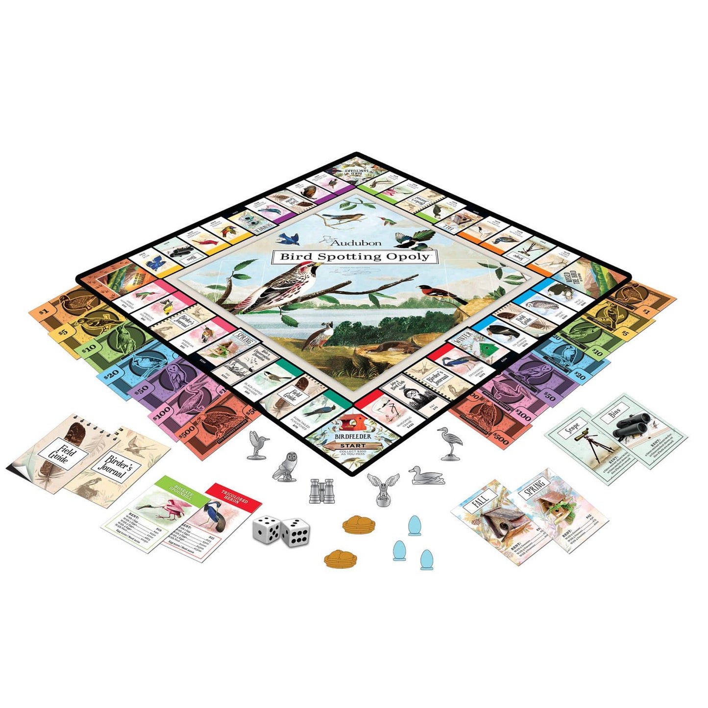 Audubon Opoly Board Game