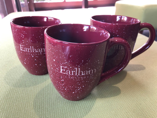 Earlham College Speckled Bistro Mug, 16oz