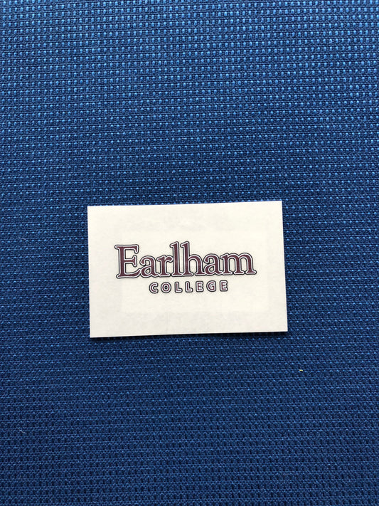 Earlham College Decal, 3x2"