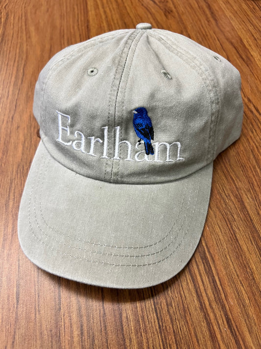 Earlham Birding Hat (Stone, Indigo Bunting)