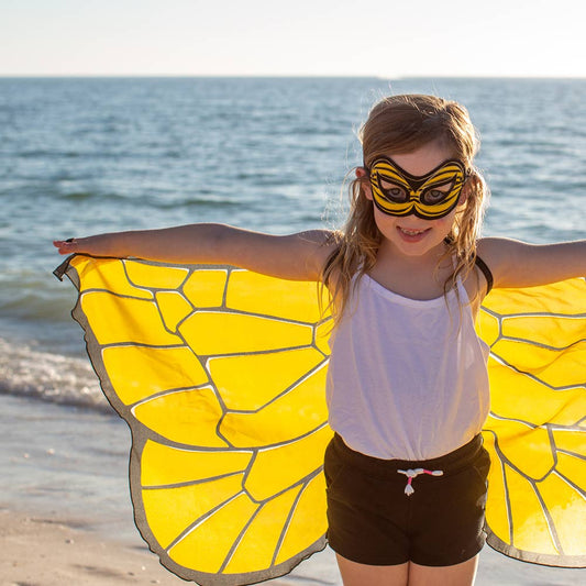 Bumblebee Wings + Mask: Classic for kids 3-6 yrs