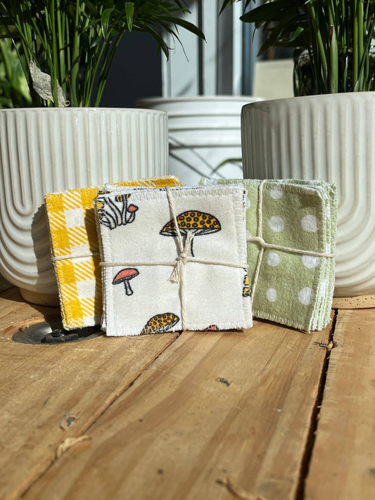 Facial Cloths - 12 pack - Compostable