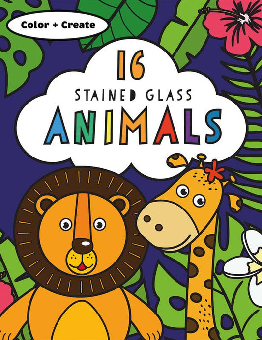 Stained Glass Coloring, Animals